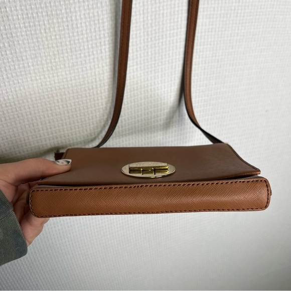 Kate Spade | Small Brown Crossbody bag Purse Flip Top - Picture 4 of 8